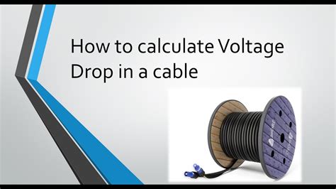 the purpose of the voltage drop test|acceptable voltage drop 12v.